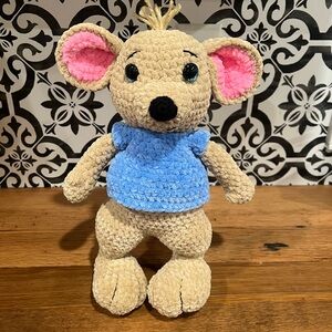Handmade Crochet Roo Plush Toy